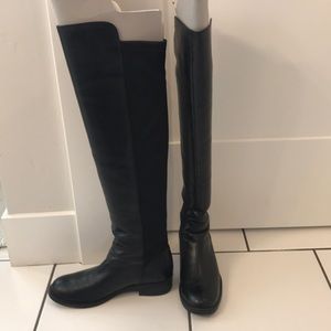 Blondo Olivia black leather knee high boots 8.5
